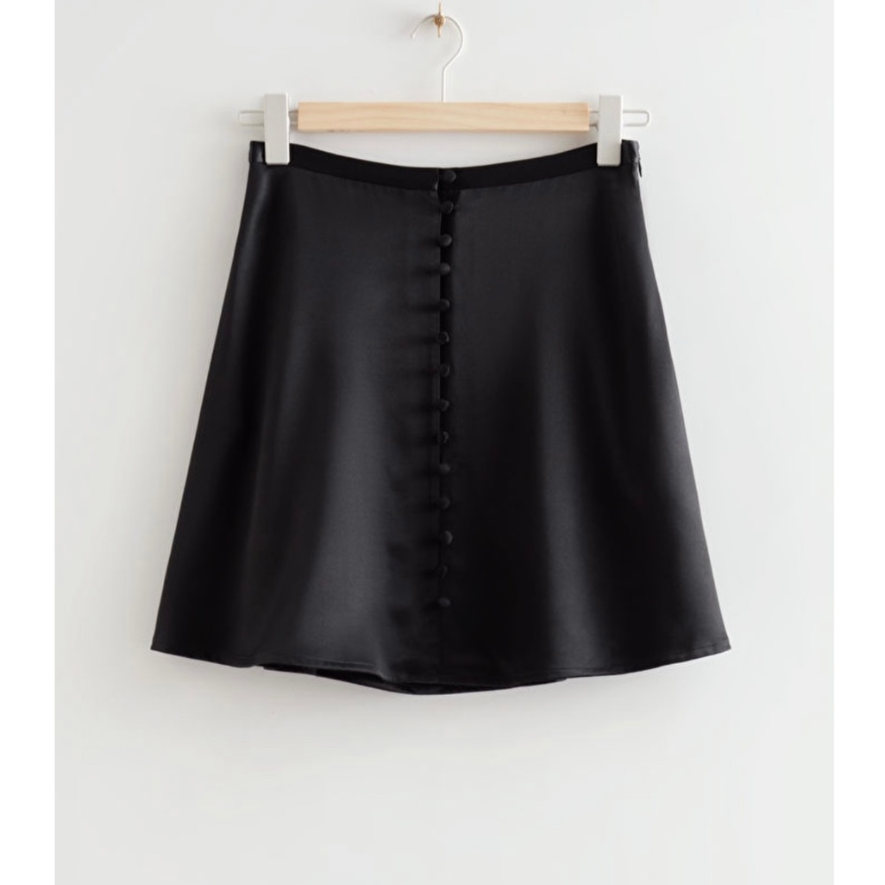 & And Other Stories black button skirt